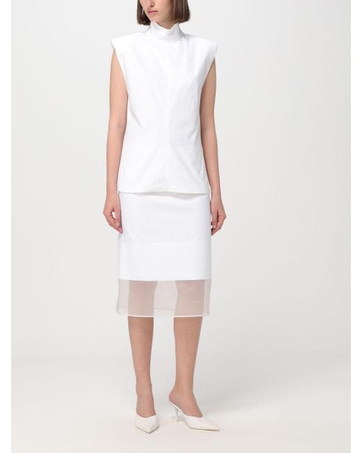 Sportmax White Skirt