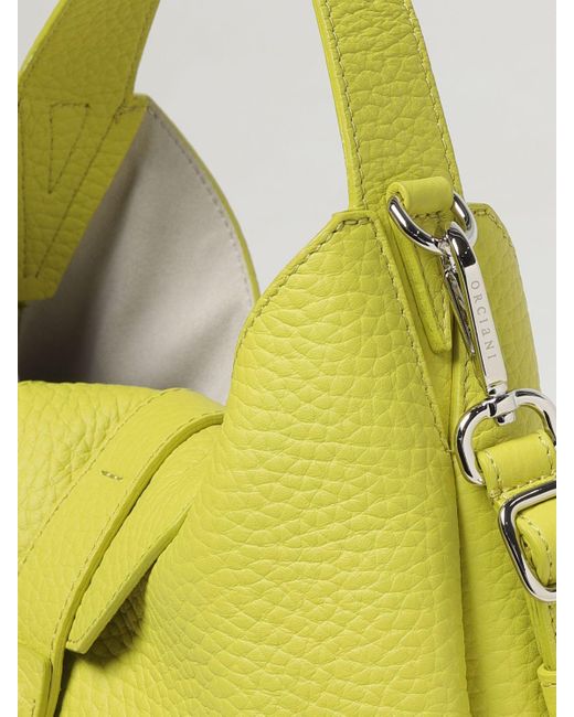 Orciani Yellow Shoulder Bag