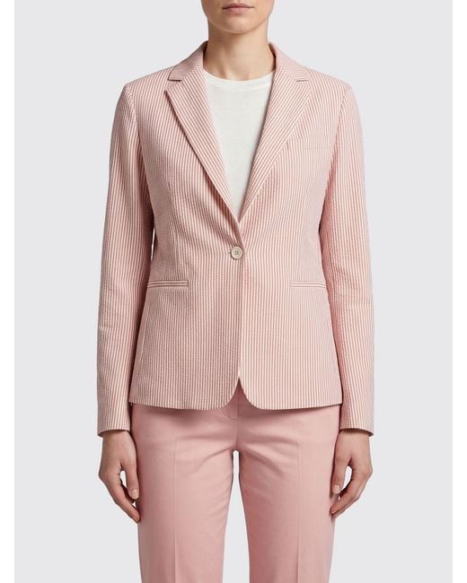 Circolo 1901 Pink Single Breasted Blazer