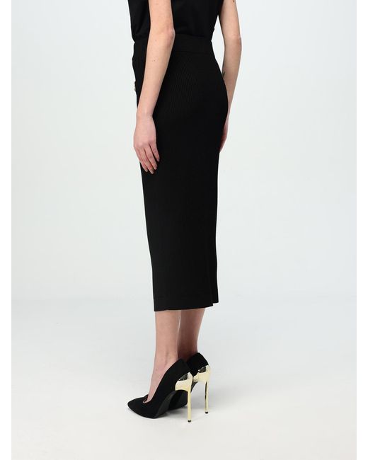 Balmain Black Skirt