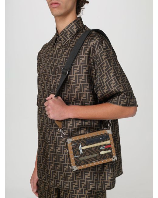 Fendi Brown Shoulder Bag for men