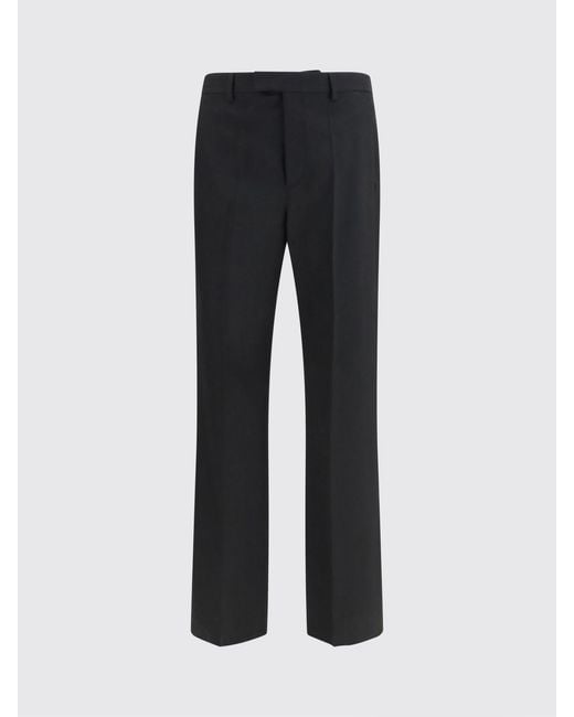 Valentino Garavani Blue Slim Fit Tailored Merino Wool Trousers for men