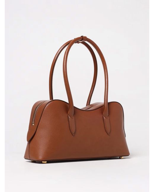 Stella McCartney Brown Grained Synthetic Leather Ryder Bag