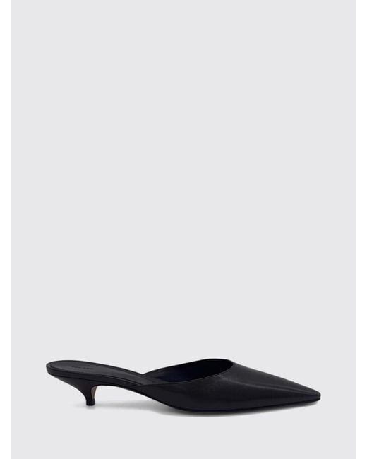 The Row White Heeled Sandal
