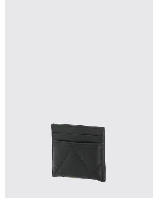 Tory Burch Gray Kira Quilted Leather Card Holder
