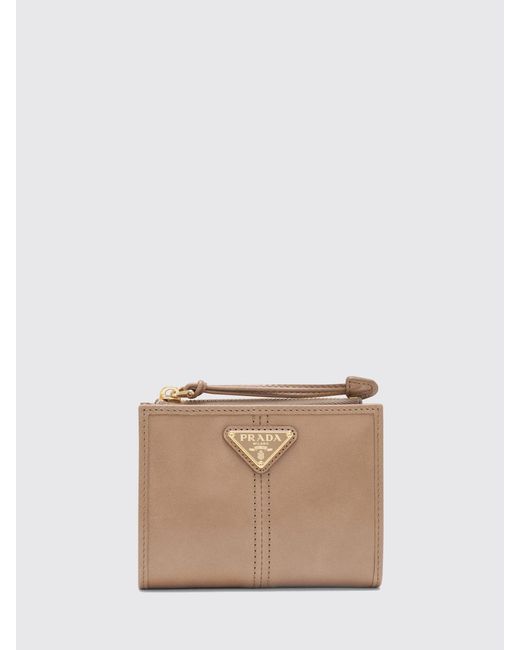 Prada Natural Leather Wallet for men