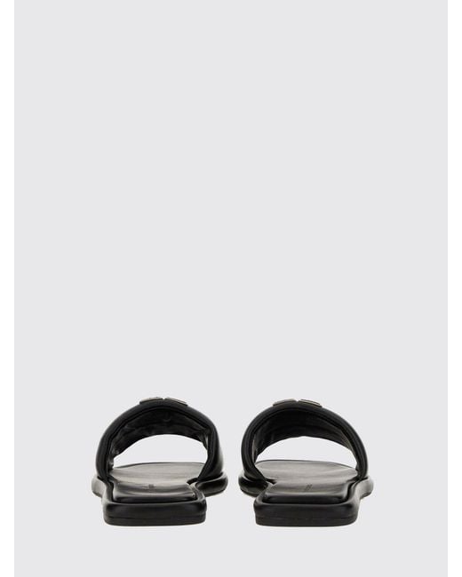 Tory Burch White Double T Sport Padded Nappa Sandal