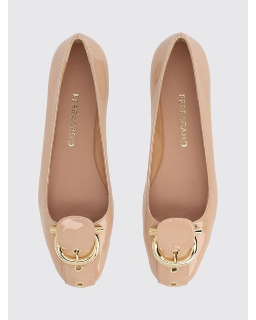 Ferragamo Pink Flat Shoes