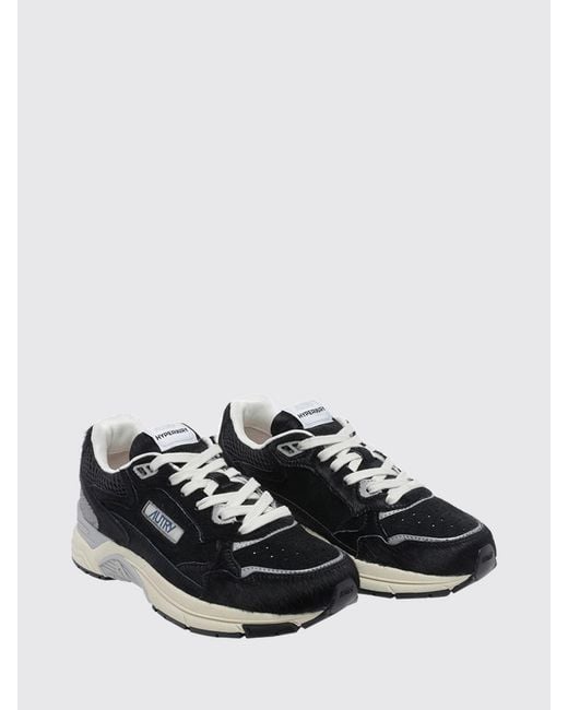 Autry Black Hyperway Low-Top Sneakers