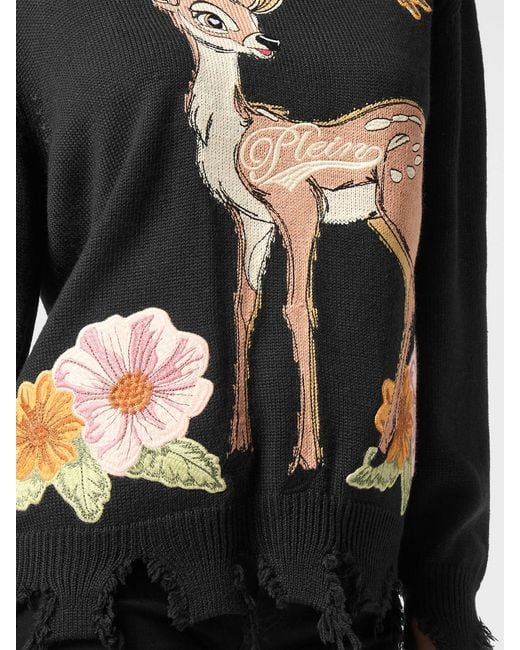 Philipp Plein Black Sweater