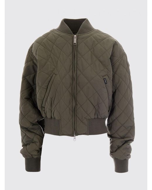 Carhartt Brown Selma Recycled Polyester Puffer Bomber Jacket