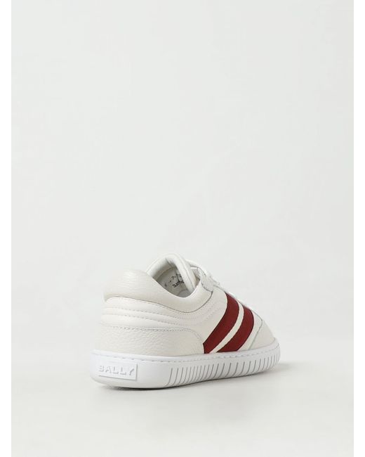 Sneakers Palmy in pelle di Bally in White
