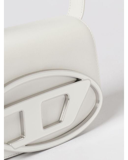 DIESEL White 1Dr Leather Bag