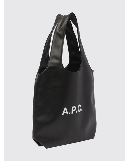 Borsa Tote Ninon di A.P.C. in Black da Uomo
