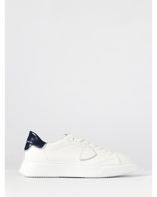 Philippe Model White Temple Leather Sneakers for men