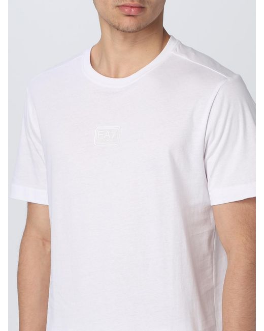 EA7 White T-shirt for men
