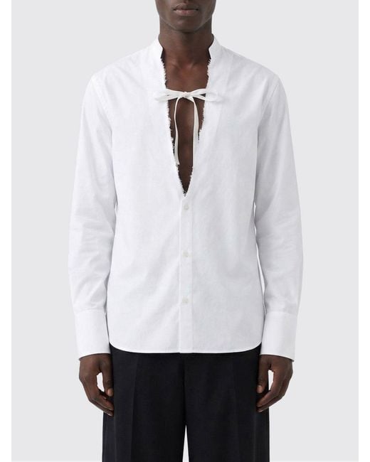 Maison Margiela White Cotton Shirt for men