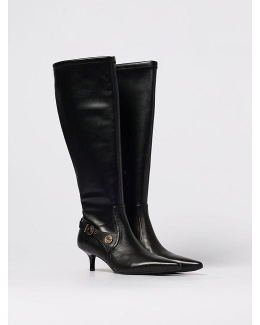 Pinko Black Flat Ankle Boots