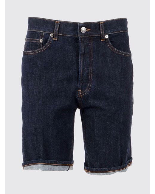 Dondup Blue Stretch Denim Shorts