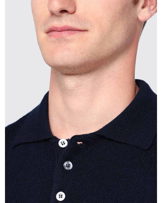 Drumohr Blue Cardigan for men