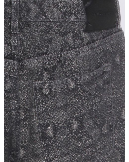 Daily Paper Black Snake Oversized Jeans for men
