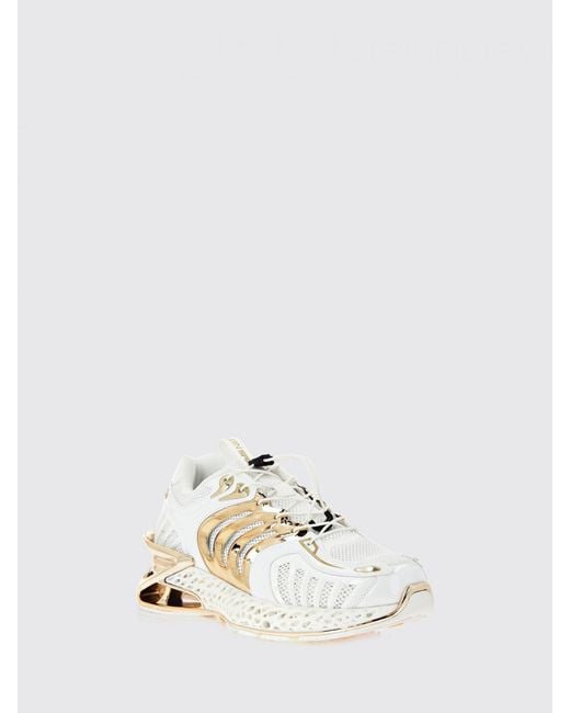 Philipp Plein Natural The Thunder Stroke Gen X 02 Mesh Sneakers With A Chunky Sole for men