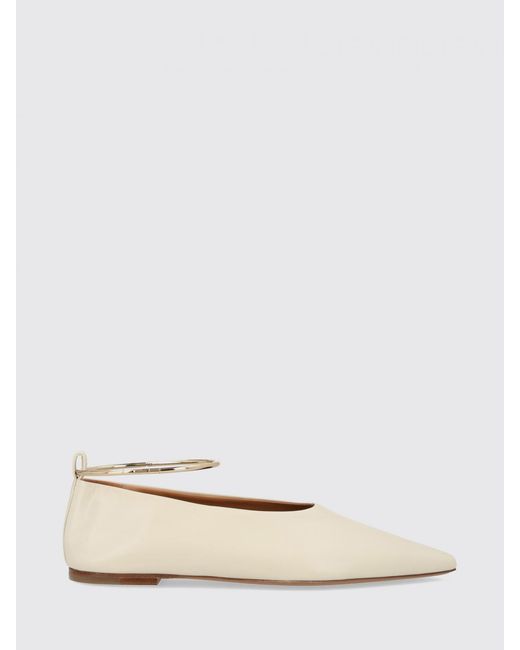Jil Sander Natural Leather Ballerinas