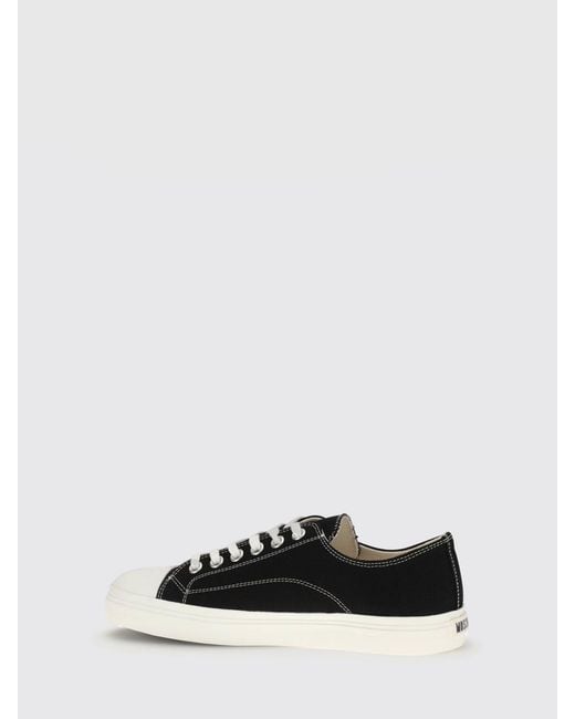 Moschino Couture White Cotton Canvas Sneakers for men
