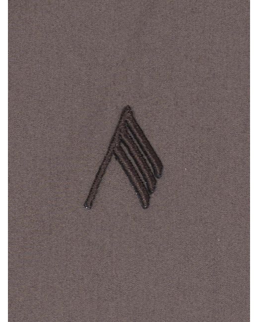 The Attico Brown Hemdbluse Damen