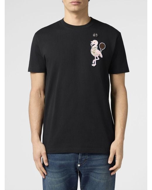 Philipp Plein Black T-Shirt for men