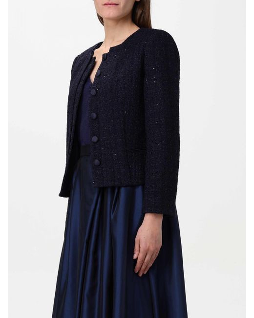 Americana Mujer Emporio Armani de color Blue