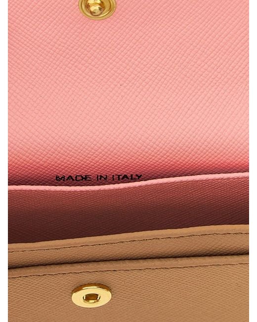 Marni Pink Saffiano Leather Wallet