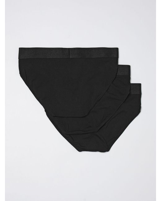 Set 3 Slip di Giorgio Armani in Black da Uomo