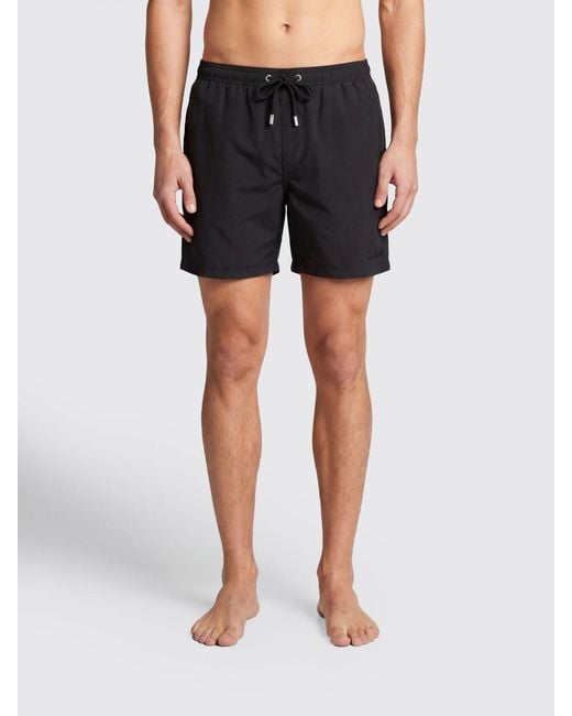 Mc2 Saint Barth Blue Checked Swimsuit for men