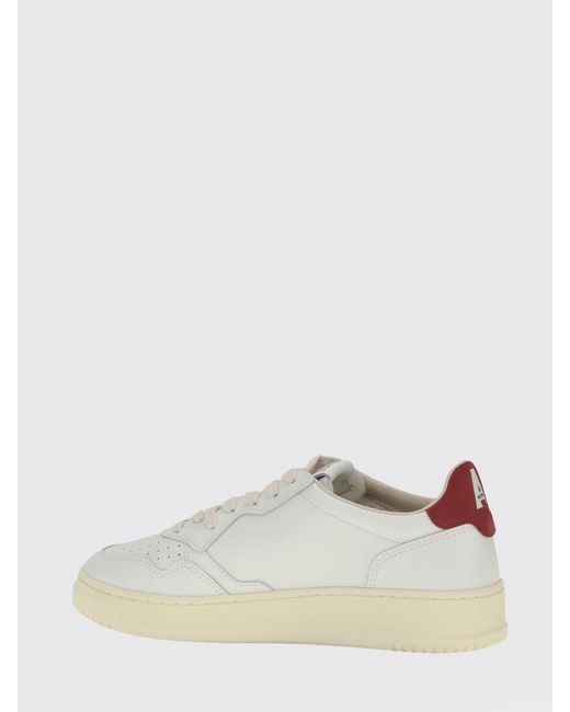 Autry White Medalist Low Trainers for men
