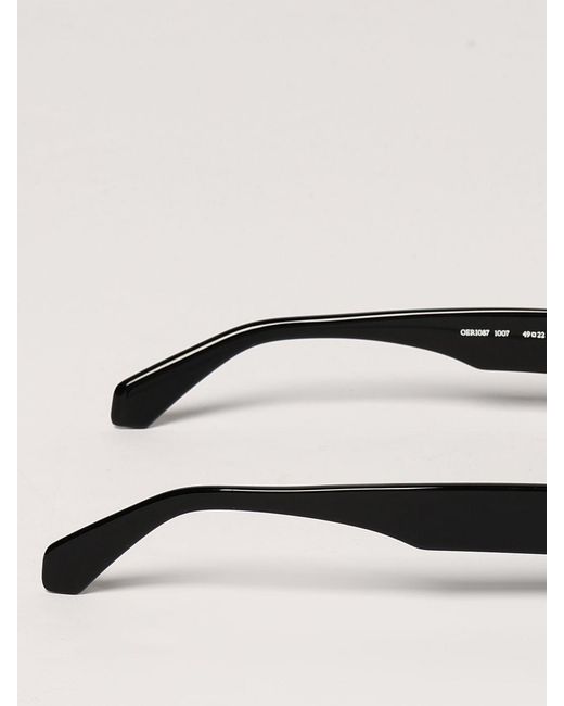 Off-White c/o Virgil Abloh Black Acetate Sunglasses