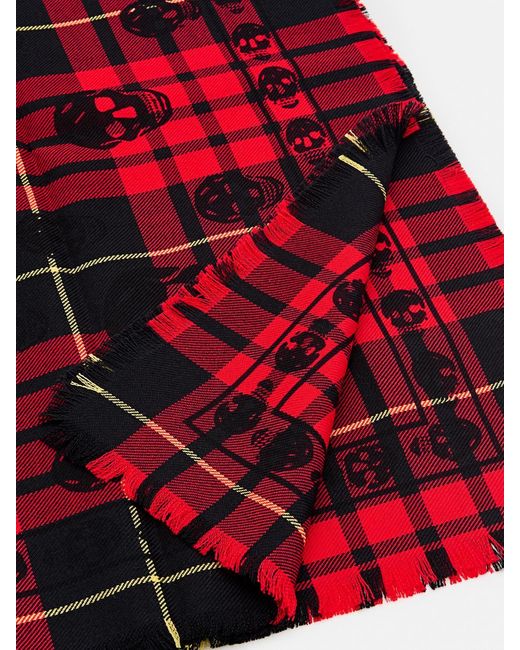 Alexander McQueen Schal Herren in Red für Herren