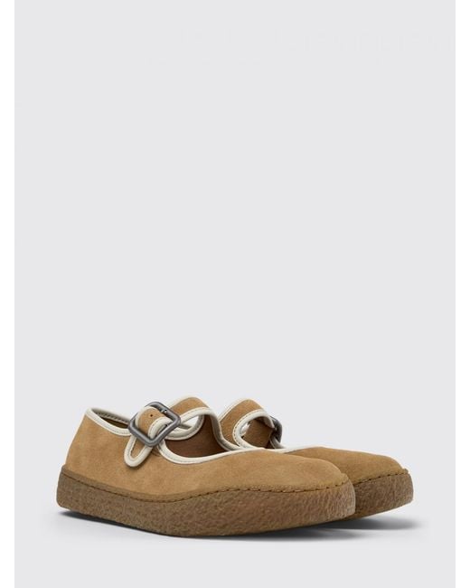 Camper White Peu Terreno Suede Sneakers