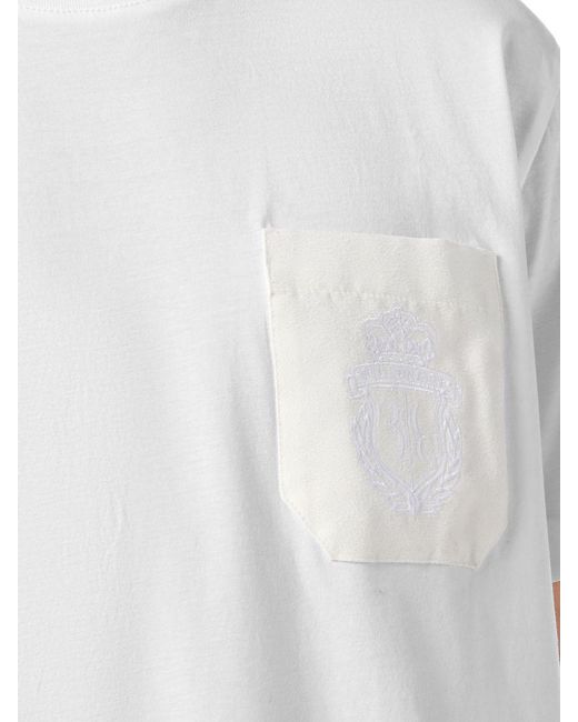 Billionaire White T-Shirt for men