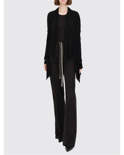 Rick Owens Black Basic Cotton T-Shirts
