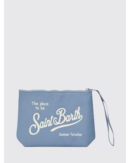 Mc2 Saint Barth Blue Aline Nylon Pouch
