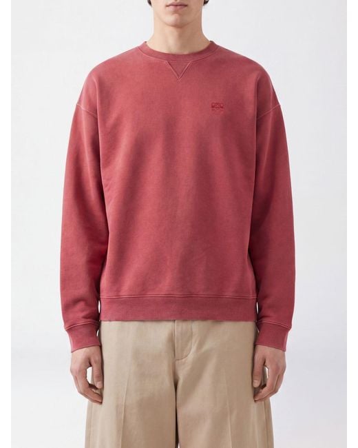 Loewe Red Crewneck Jumper for men