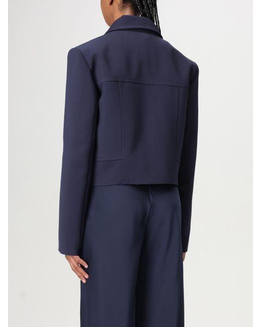 Patrizia Pepe Blue Jacke Damen
