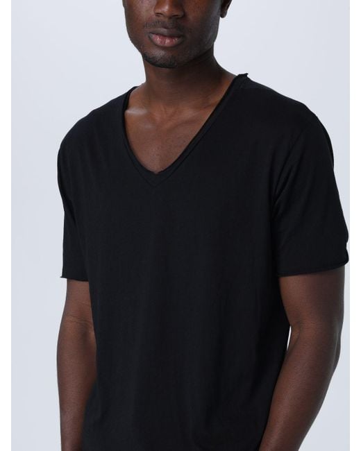 T-shirt in cotone di Thom Krom in Black da Uomo