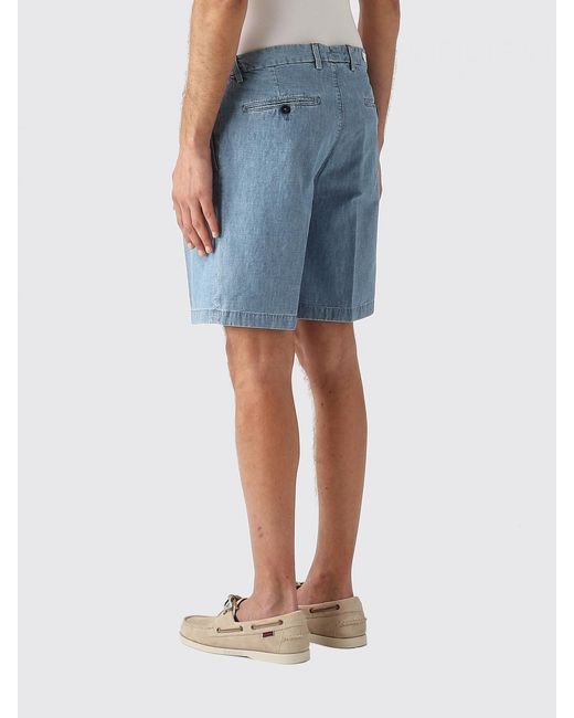 Briglia 1949 Blue Cotton Shorts for men