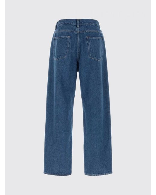 Jil Sander Blue Wide Leg Jeans for men