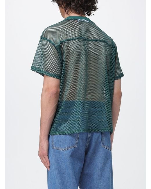 Obey Green Mesh T-Shirt With Logo for men