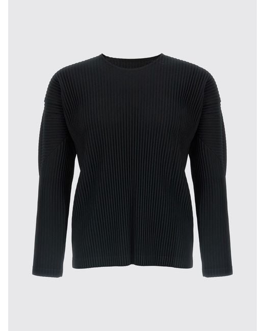 Homme Plissé Issey Miyake Black T-Shirt for men