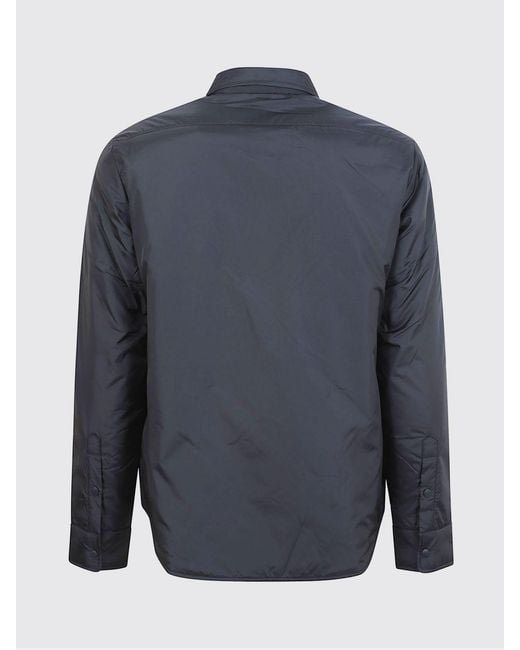 Aspesi Gray Padded Overshirt for men