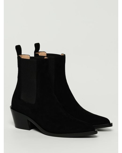 Botines Planos Mujer Gianvito Rossi de color Black